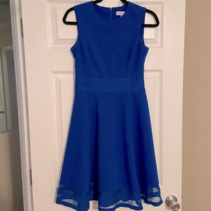 Royal blue Calvin Klein dress